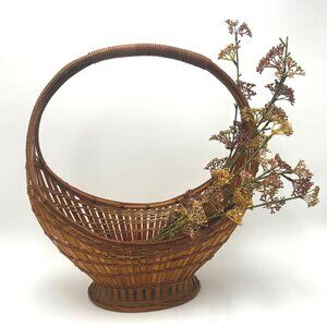 OVERSIZED OVAL Wicker Rattan Basket for Academia, MCM, Cottagecore + Styles